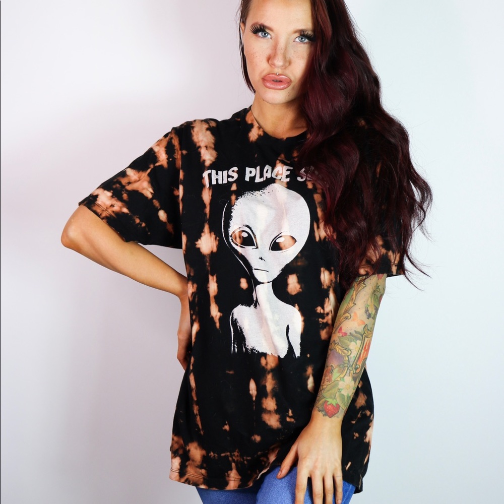 Hand dyed Dollskill t shirt